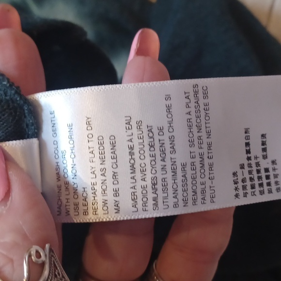 We The Free by Free People Green Tie Dye Cotton Blend Mock Turtleneck - Picture 7 of 10